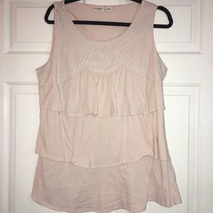 Embroidered Ruffled Shirt